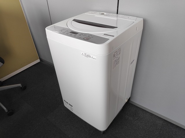 リサイクルショップ サルフ / シャープ 全自動洗濯機 ES-GE5B-W ５,5K ...